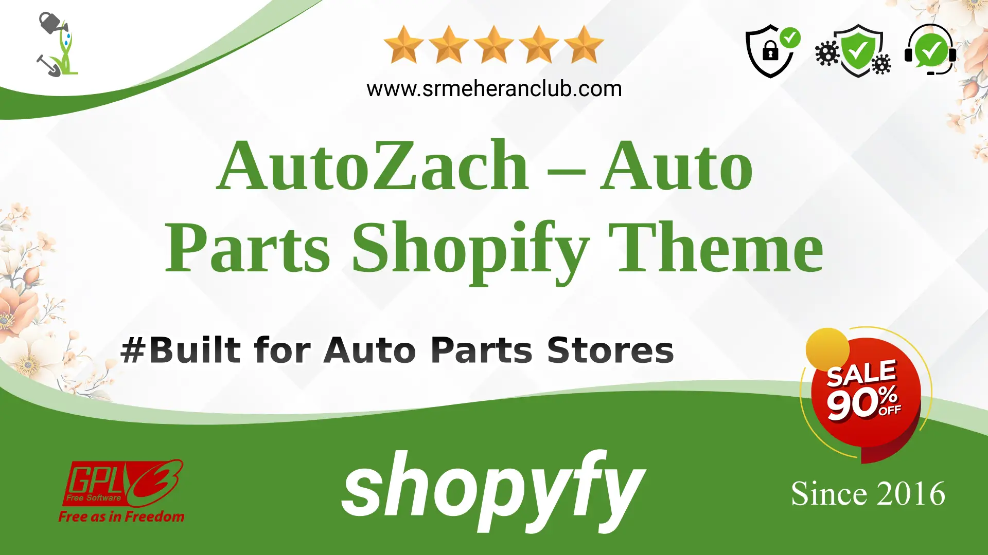 AutoZach – Auto Parts Shopify Theme — Theme by Templatemonster