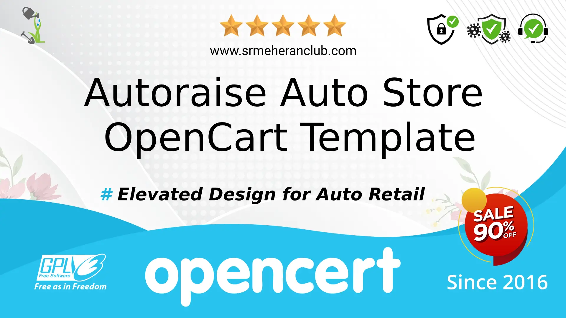 Autoraise Auto Store OpenCart Template — Template by Templatemonster