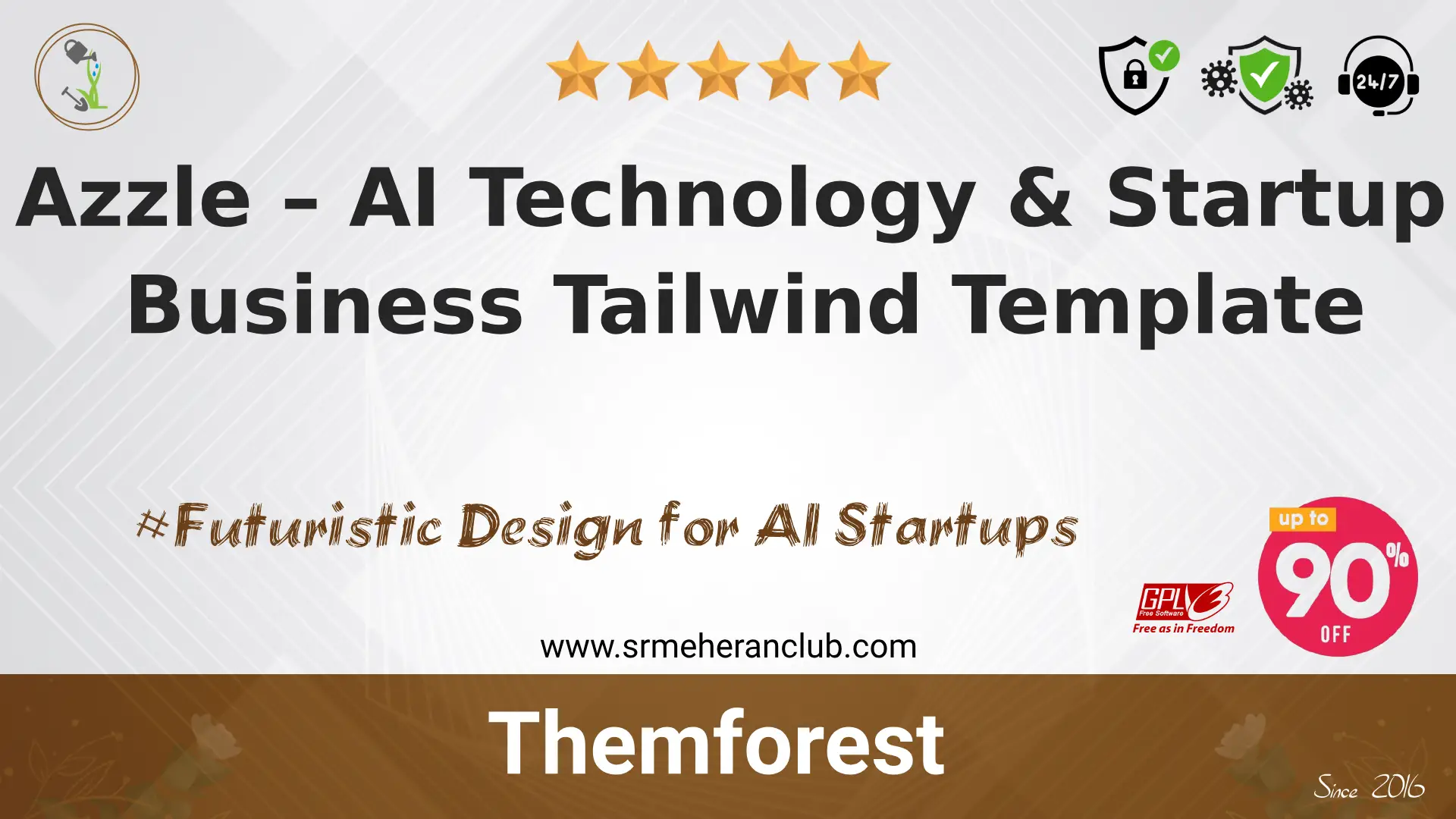 Azzle – AI Technology & Startup Business Tailwind Template — Template by Themeforest