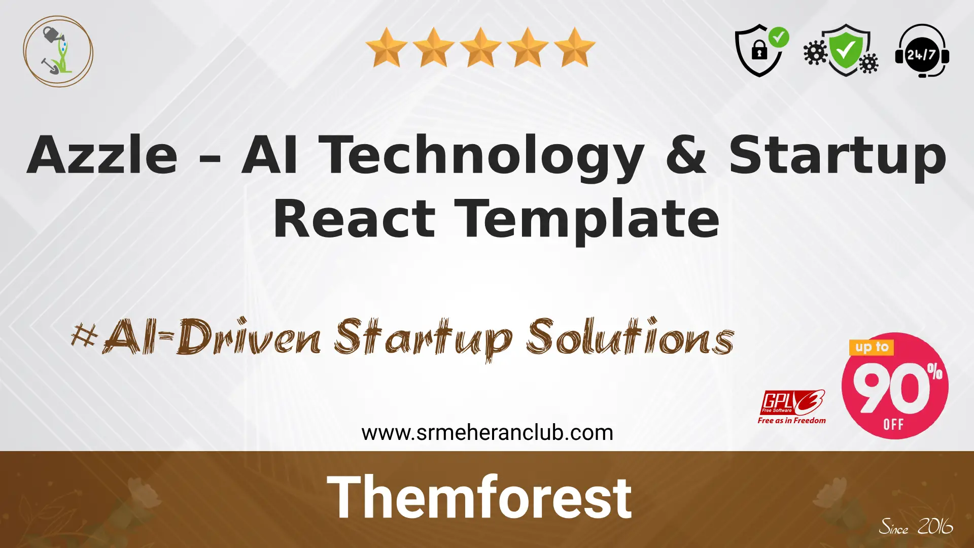 Azzle – AI Technology & Startup React Template — Template by Themeforest