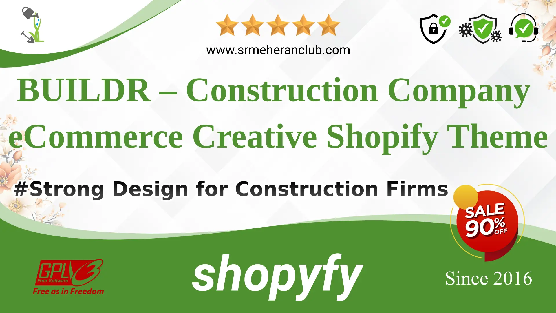 BUILDR – Construction Company eCommerce Creative Shopify Theme — Theme by Templatemonster