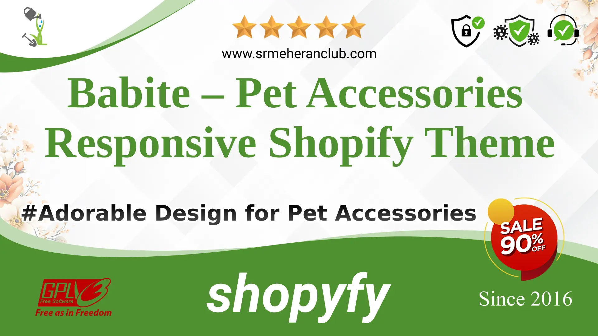Babite – Pet Accessories Responsive Shopify Theme — Theme by Templatemonster