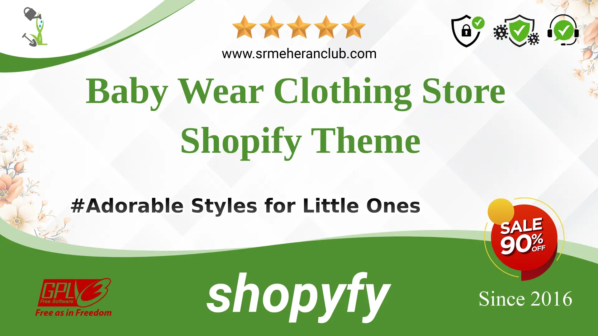 Baby Wear Clothing Store Shopify Theme — Theme by Templatemonster