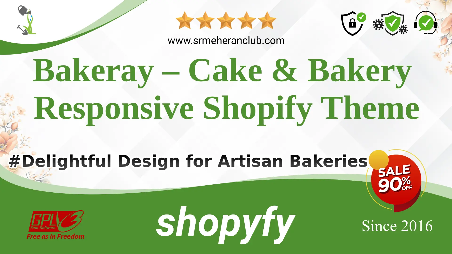 Bakeray – Cake & Bakery Responsive Shopify Theme — Theme by Templatemonster