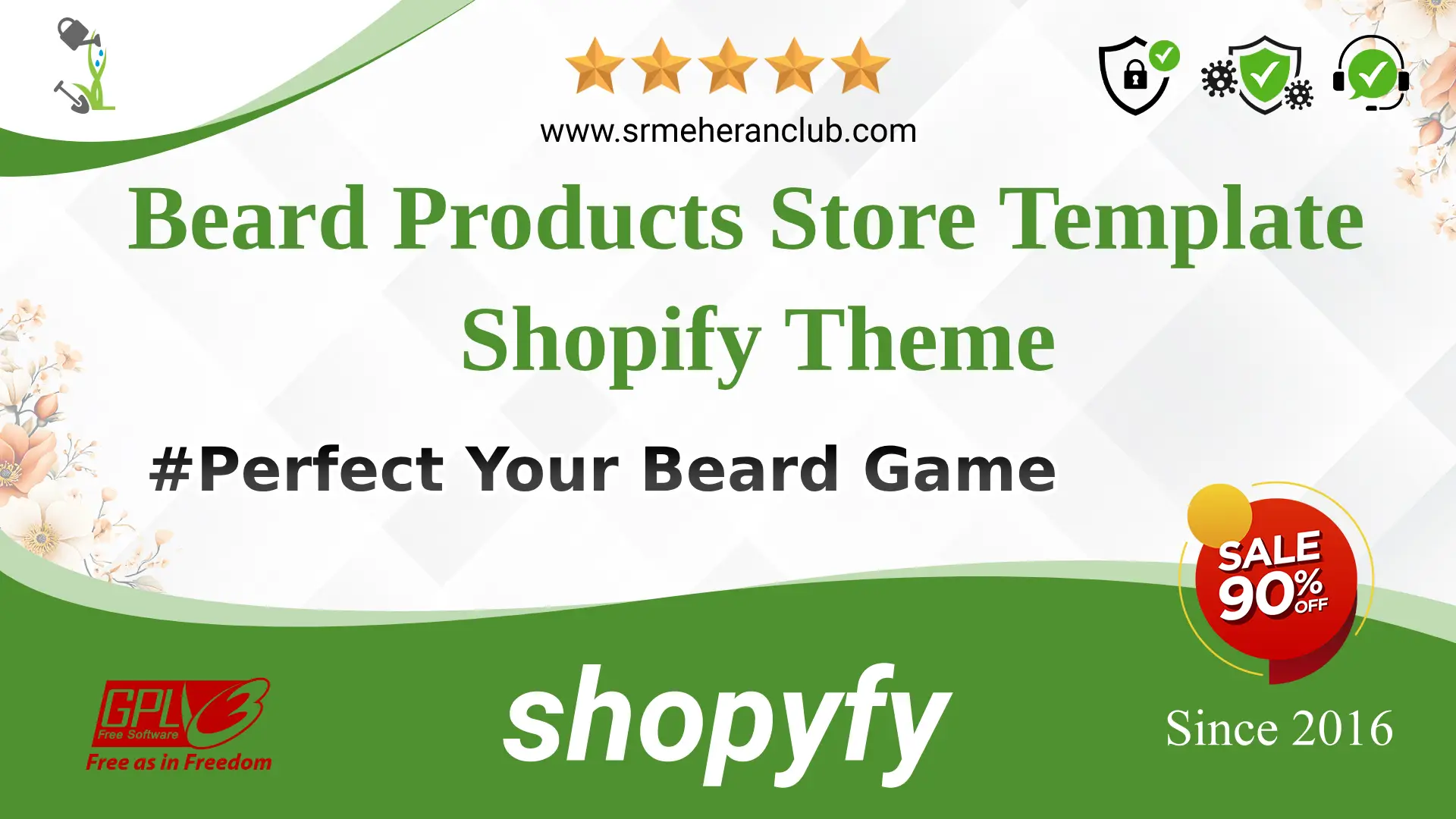 Beard Products Store Template Shopify Theme — Theme by Templatemonster