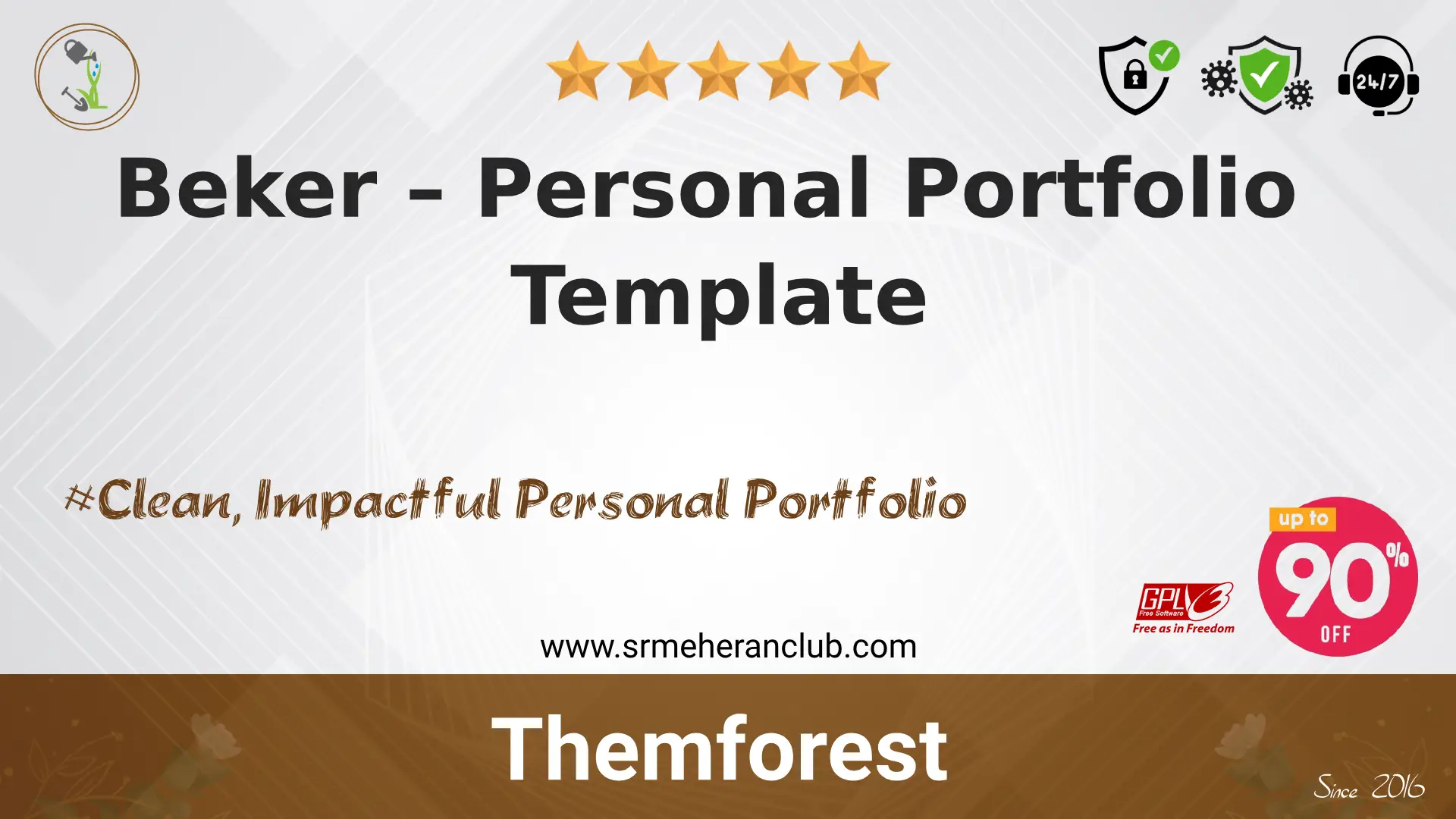 Beker – Personal Portfolio Template