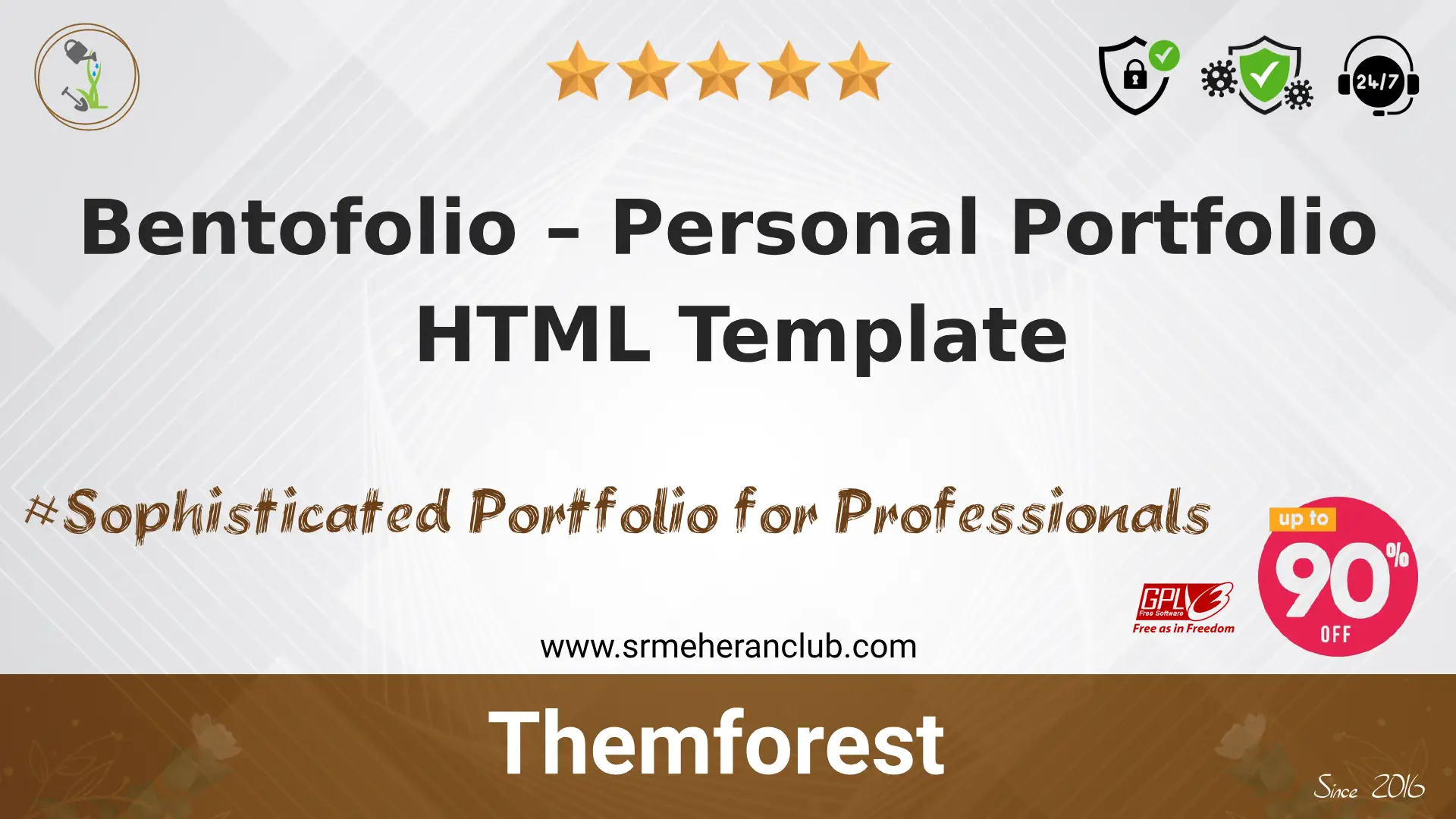 Bentofolio – Personal Portfolio HTML Template