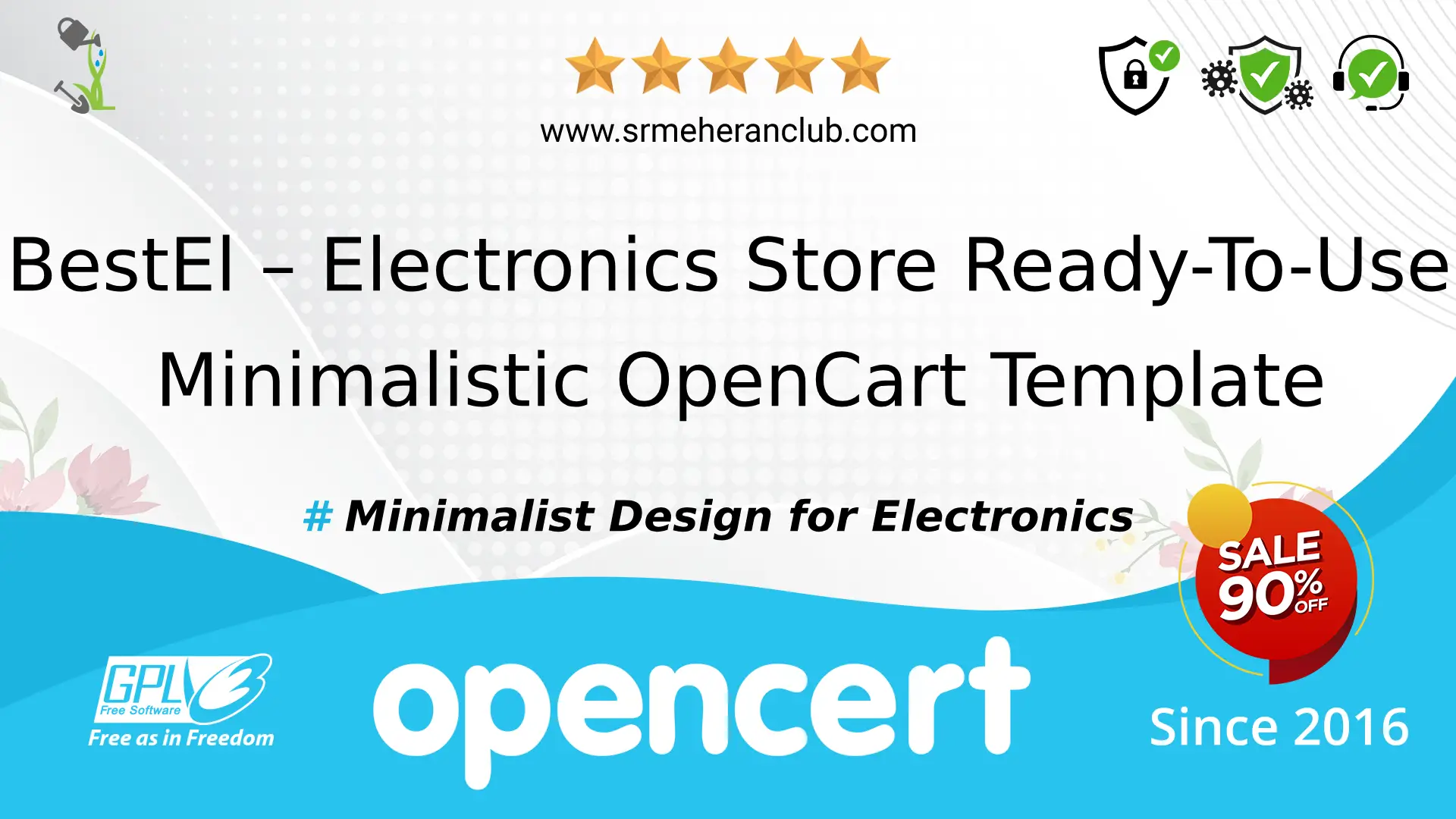 BestEl – Electronics Store Ready-To-Use Minimalistic OpenCart Template — Theme by Templatemonster