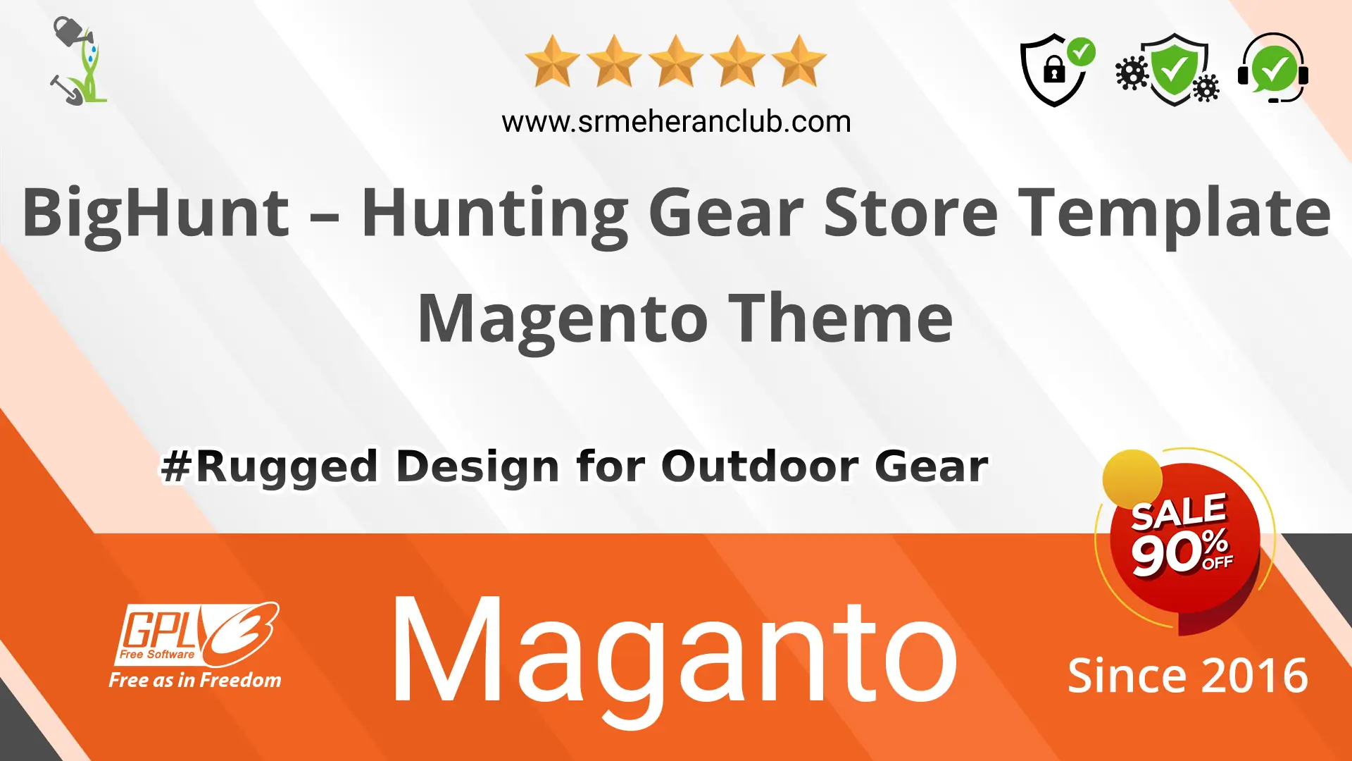 BigHunt – Hunting Gear Store Template Magento Theme