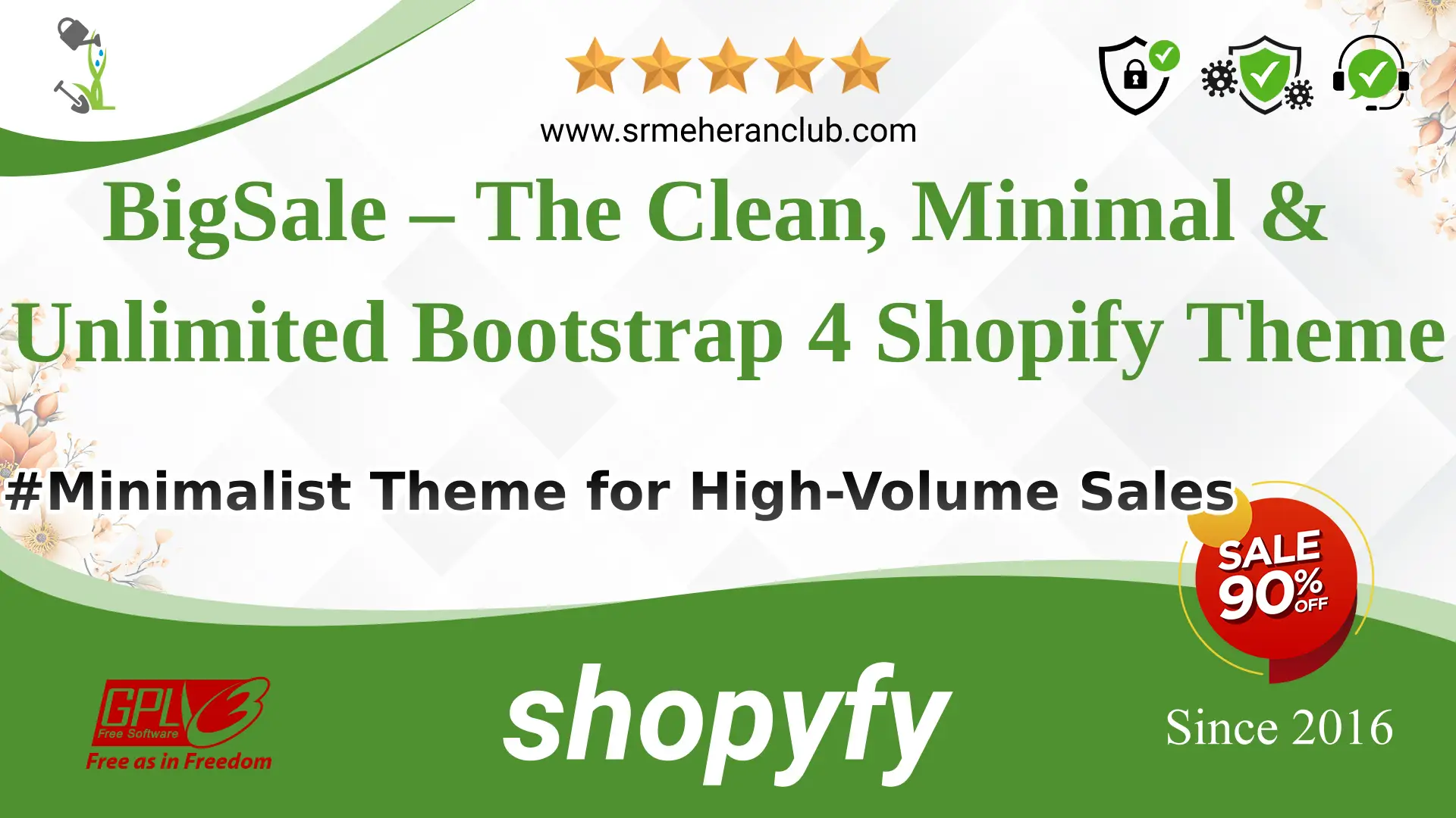 BigSale – The Clean, Minimal & Unlimited Bootstrap 4 Shopify Theme (12+ HomePages) — Theme by Themeforest