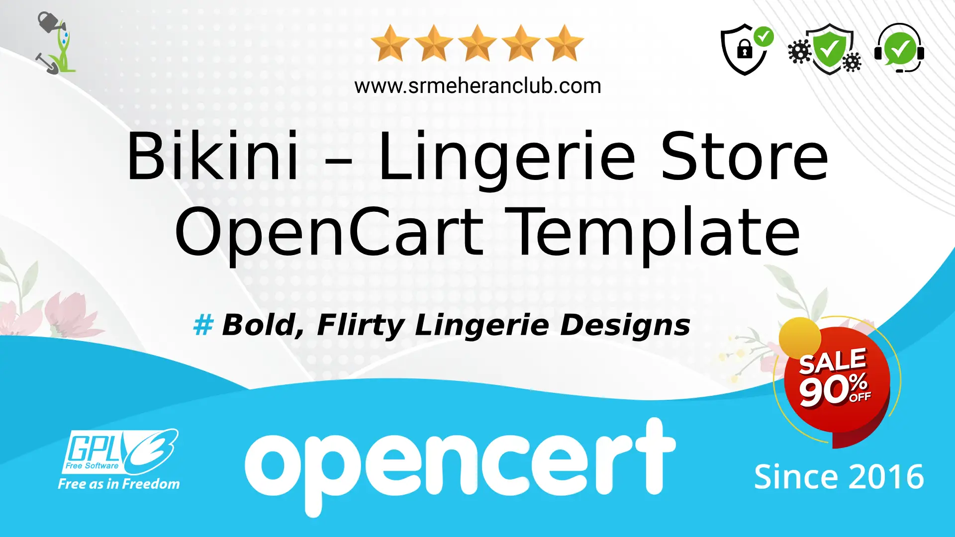 Bikini – Lingerie Store OpenCart Template — Template by Templatemonster