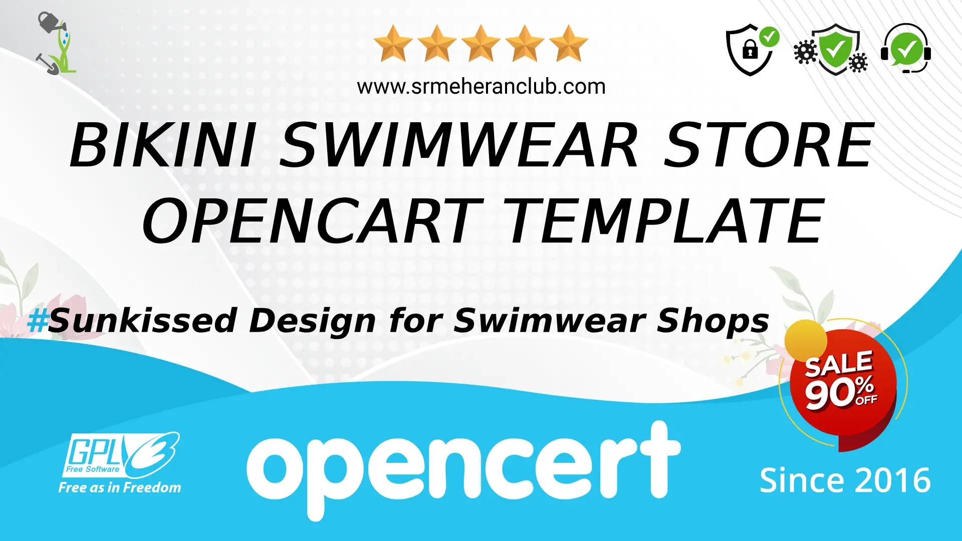 Bikini Swimwear Store OpenCart Template — Template by Templatemonster
