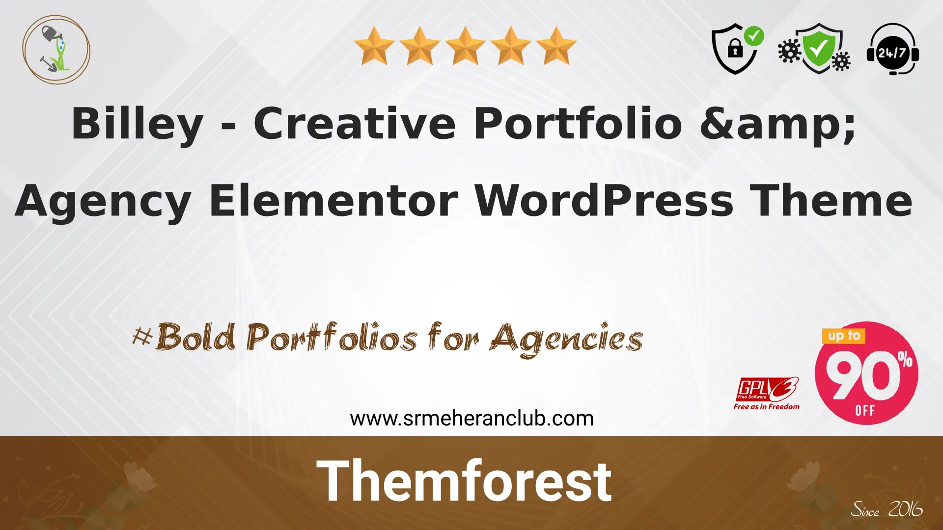 Billey – Creative Portfolio & Agency Elementor WordPress Theme — Theme by Themeforest