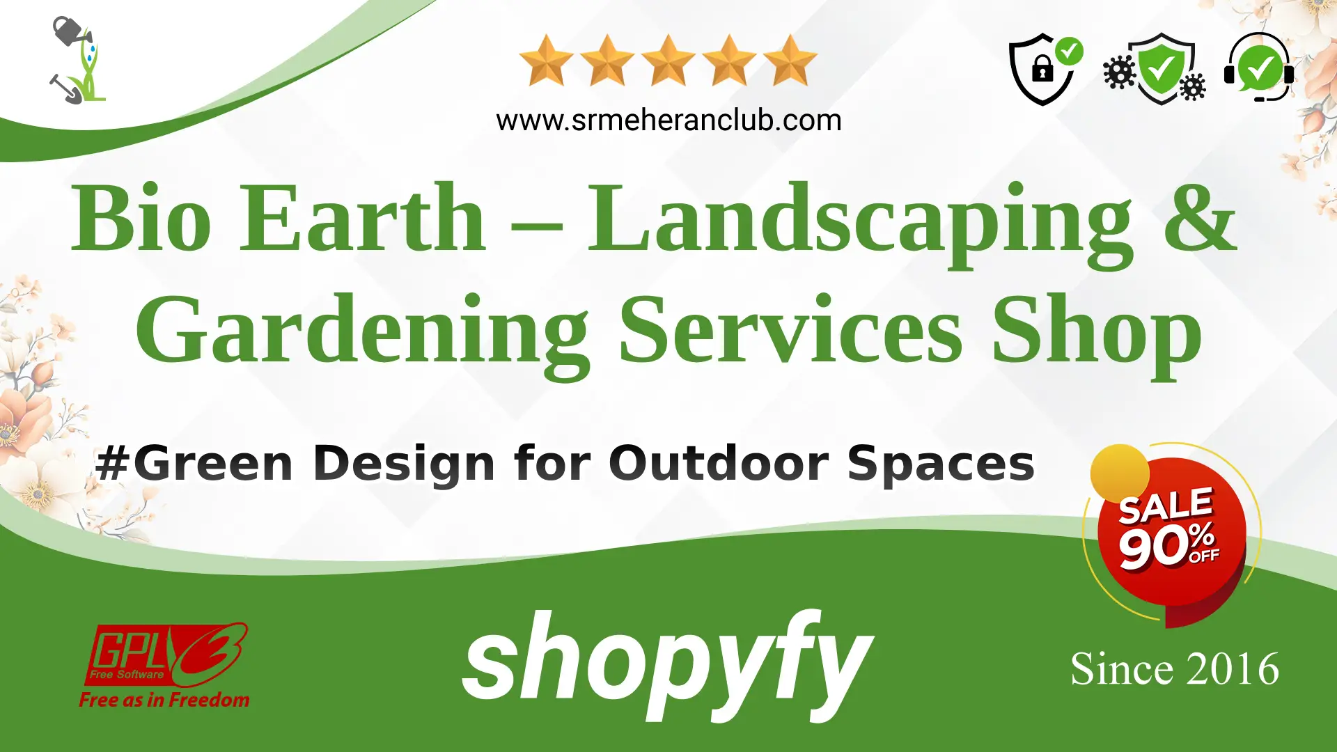 Bio Earth – Landscaping & Gardening Services Shop — Theme by Themeforest