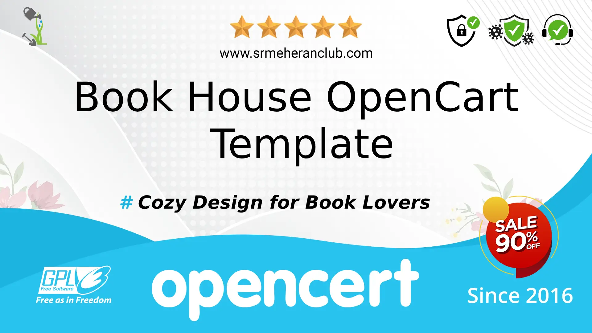Book House OpenCart Template — Template by Templatemonster