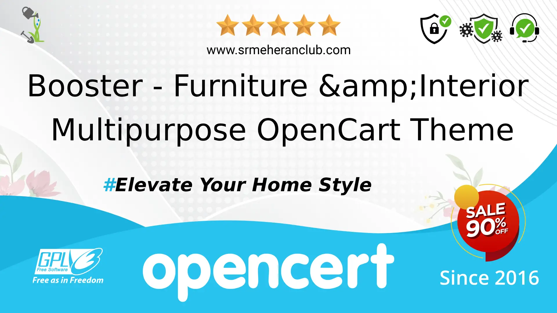 Booster – Furniture &Interior Multipurpose OpenCart Theme