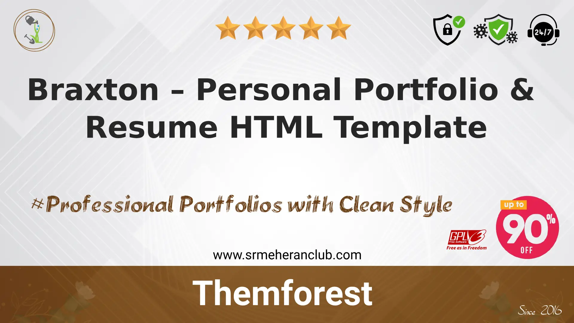 Braxton – Personal Portfolio & Resume HTML Template