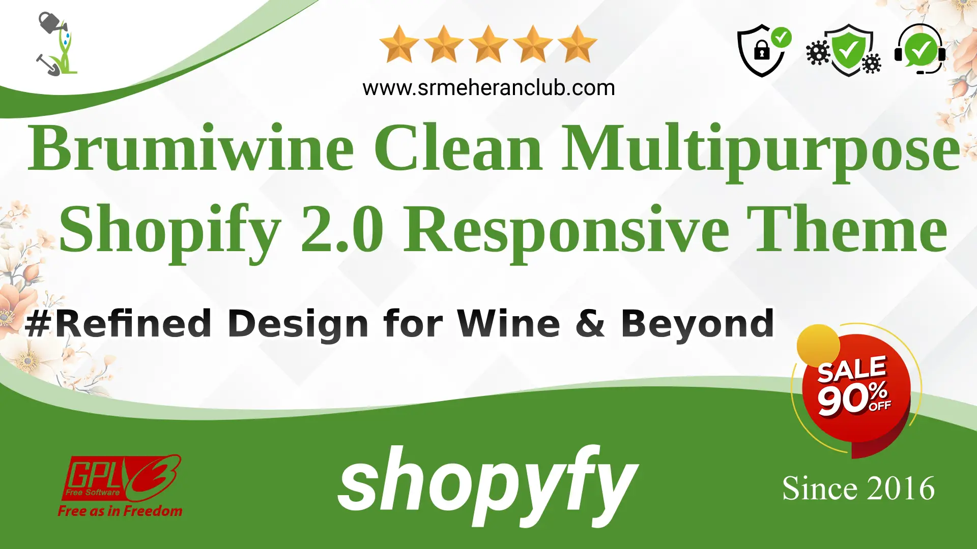 Brumiwine Clean Multipurpose Shopify 2.0 Responsive Theme — Theme by Templatemonster