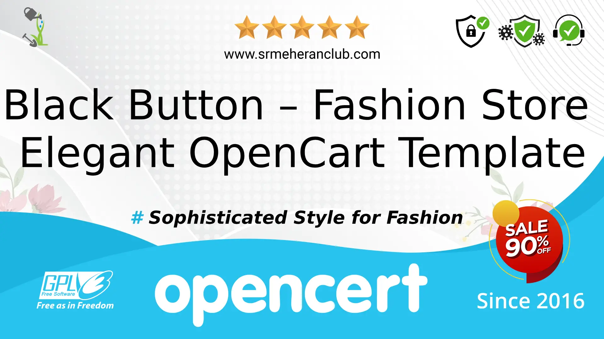 Black Button – Fashion Store Elegant OpenCart Template — Theme by Templatemonster