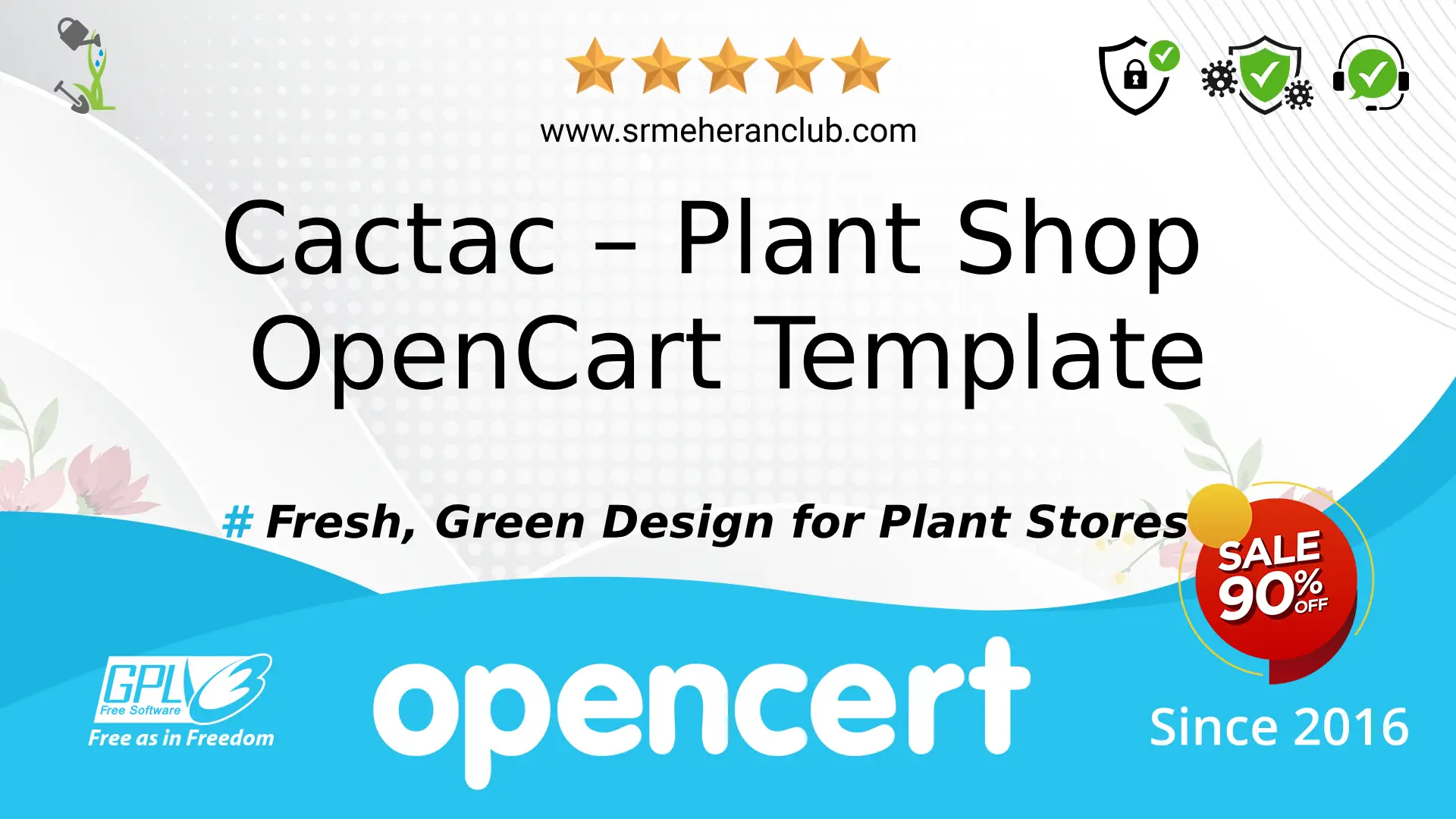 Cactac – Plant Shop OpenCart Template — Template by Templatemonster