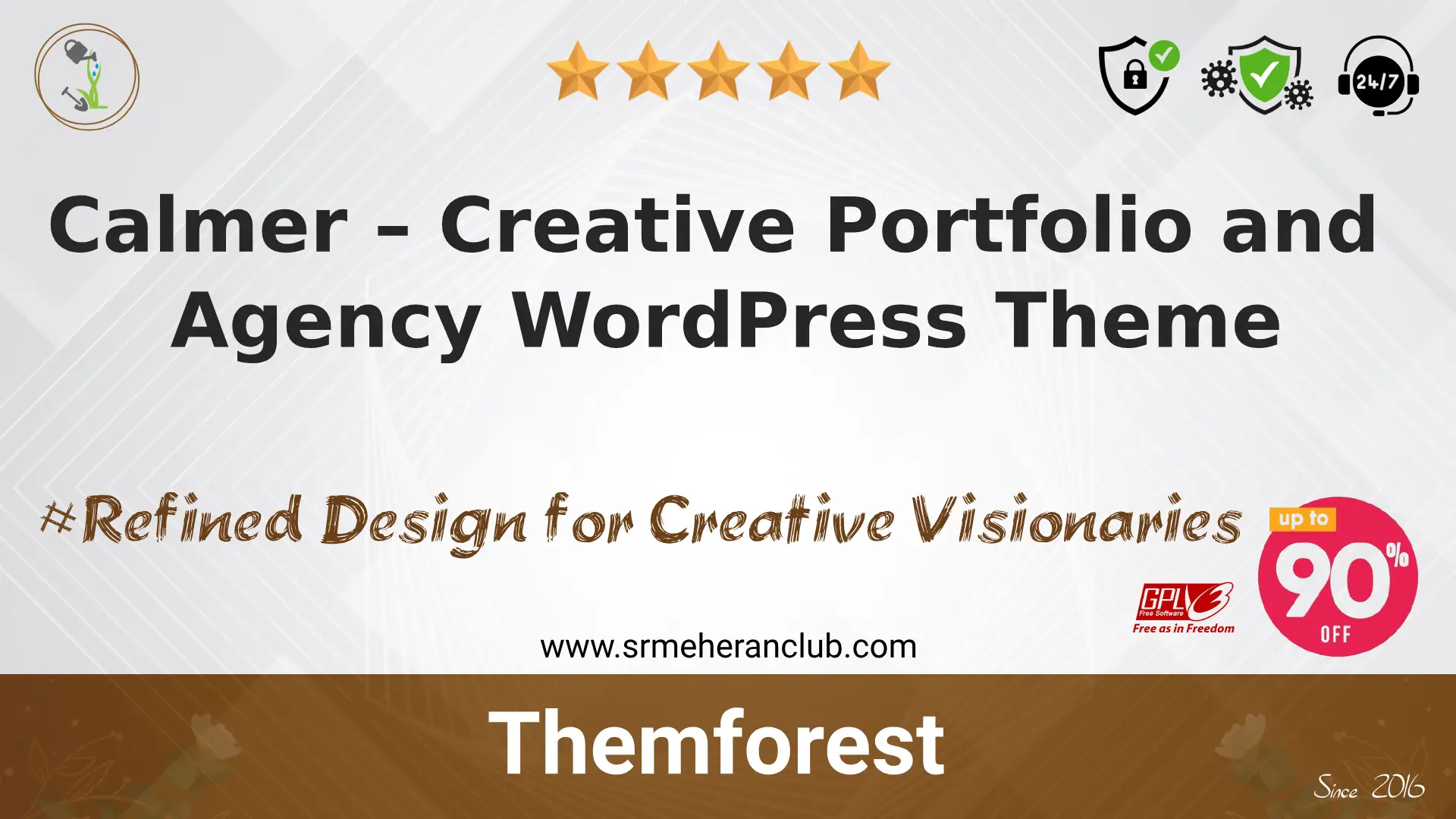 Calmer – Creative Portfolio and Agency WordPress Theme — Theme by Themeforest