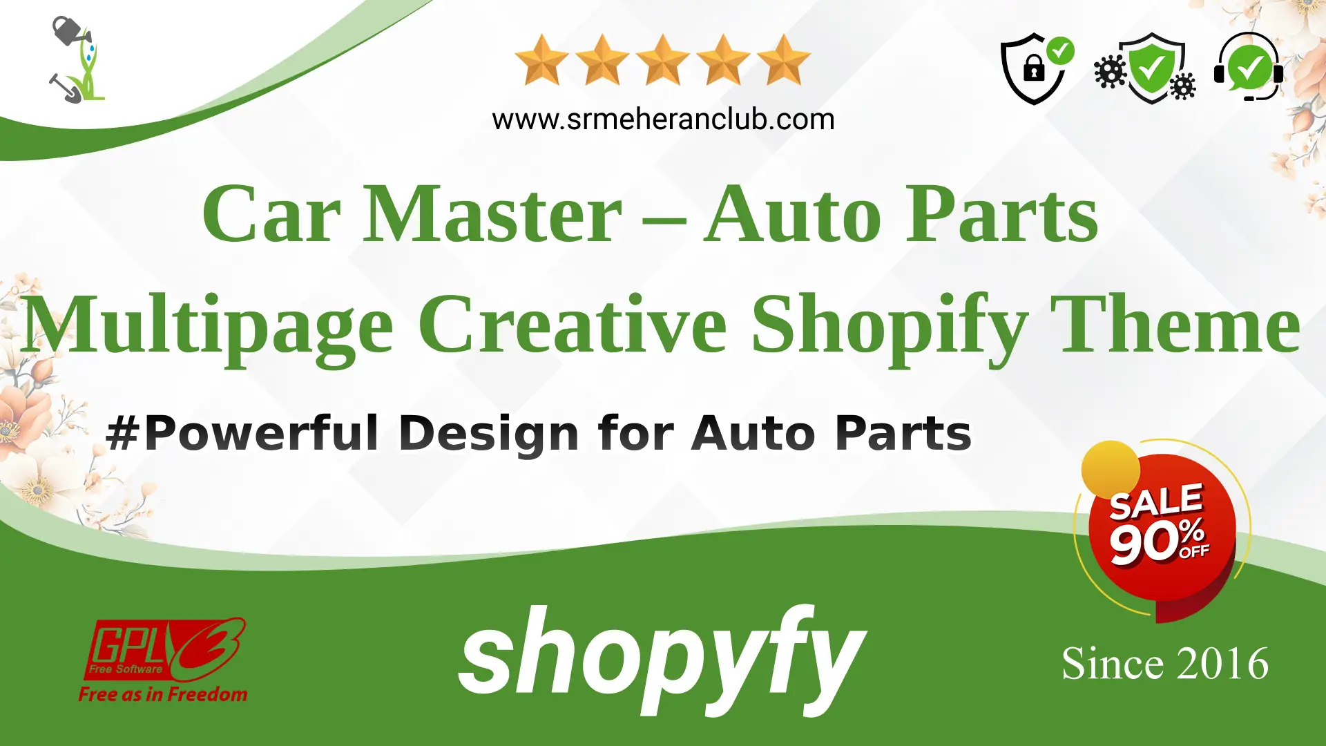 Car Master – Auto Parts Multipage Creative Shopify Theme — Theme by Templatemonster