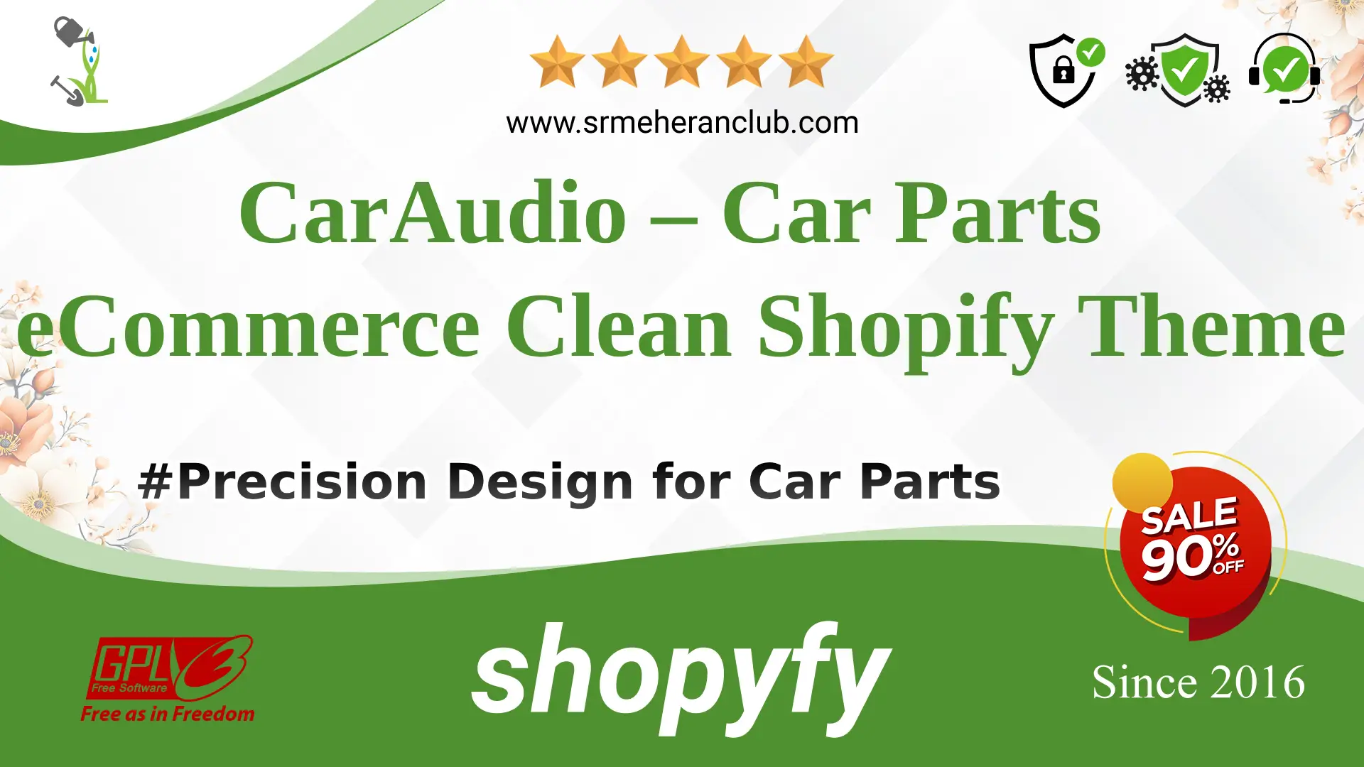 CarAudio – Car Parts eCommerce Clean Shopify Theme — Theme by templatemonster =