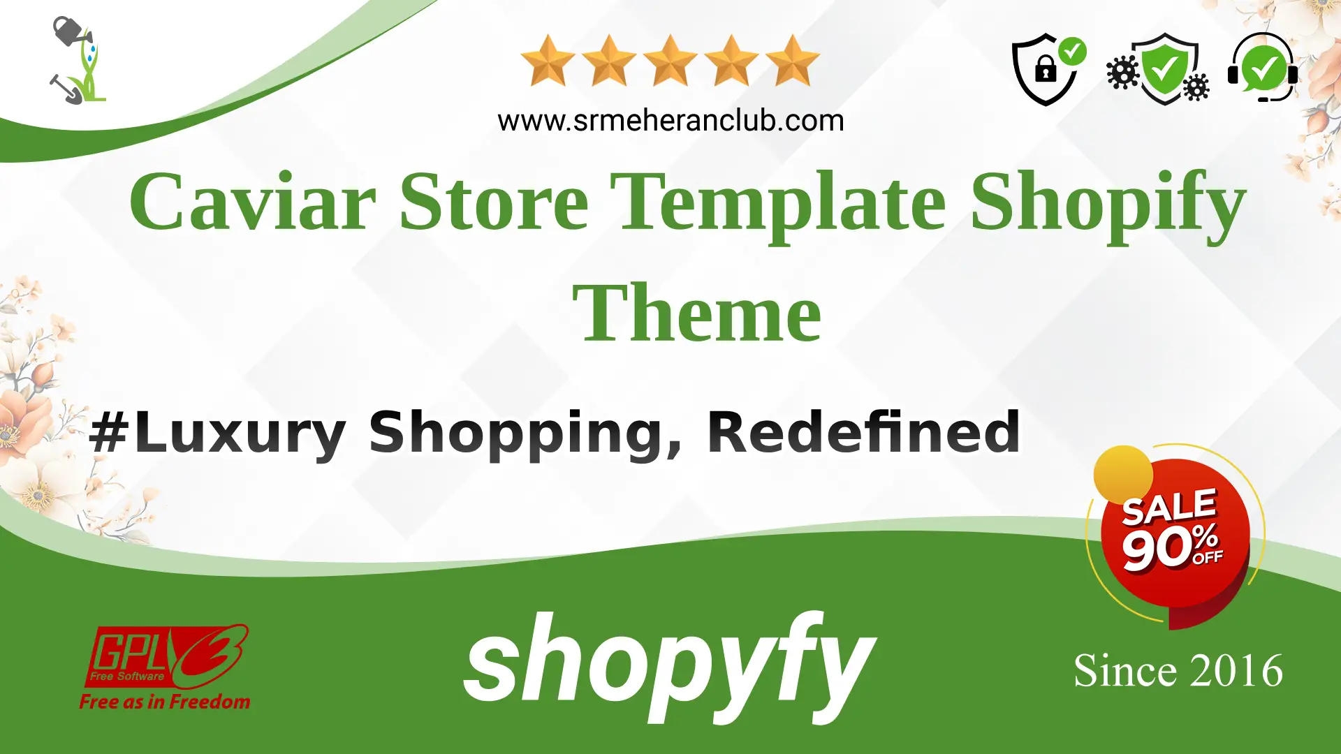 Caviar Store Template Shopify Theme — Theme by Templatemonster