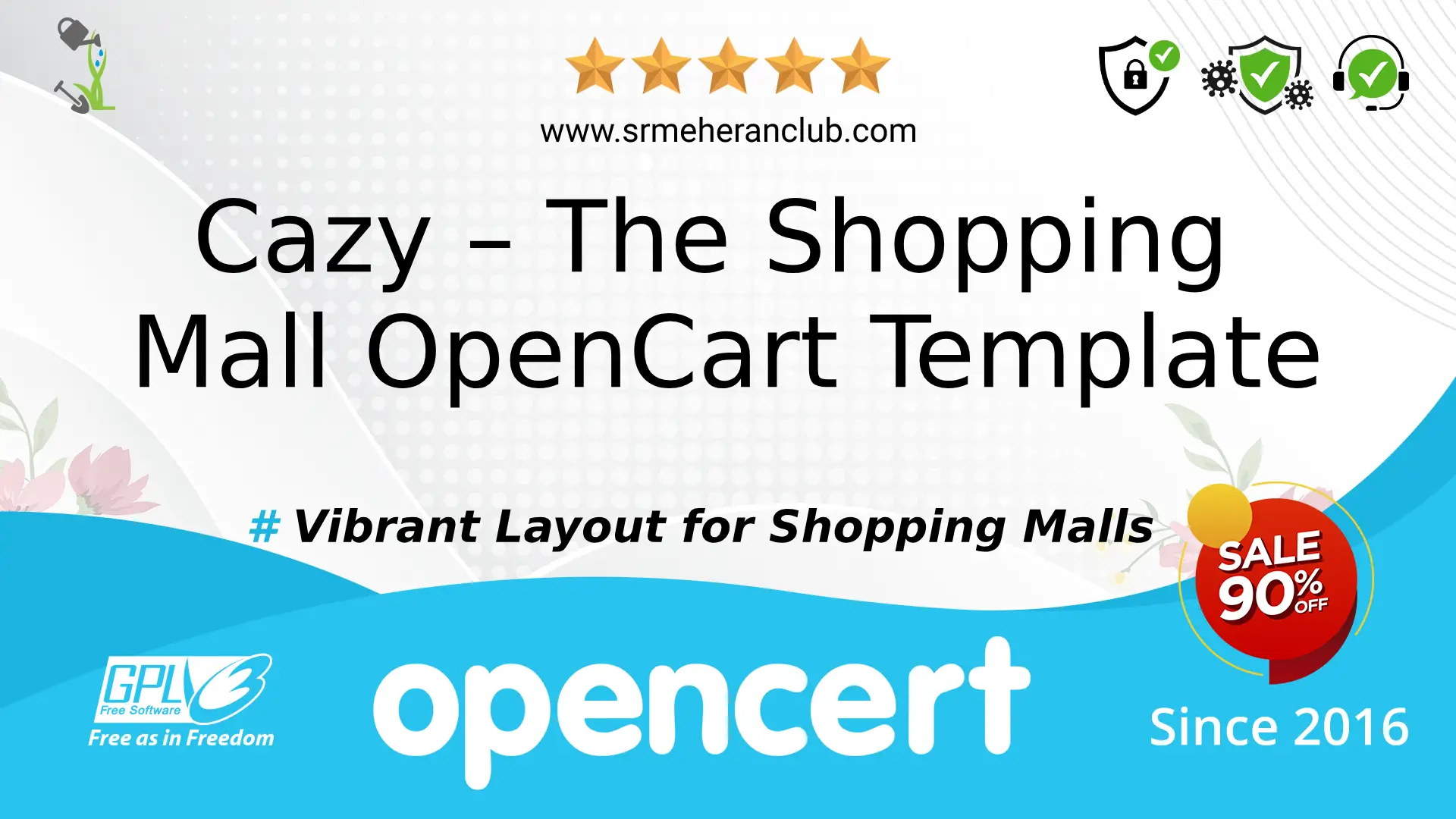 Cazy – The Shopping Mall OpenCart Template — Template by Templatemonster