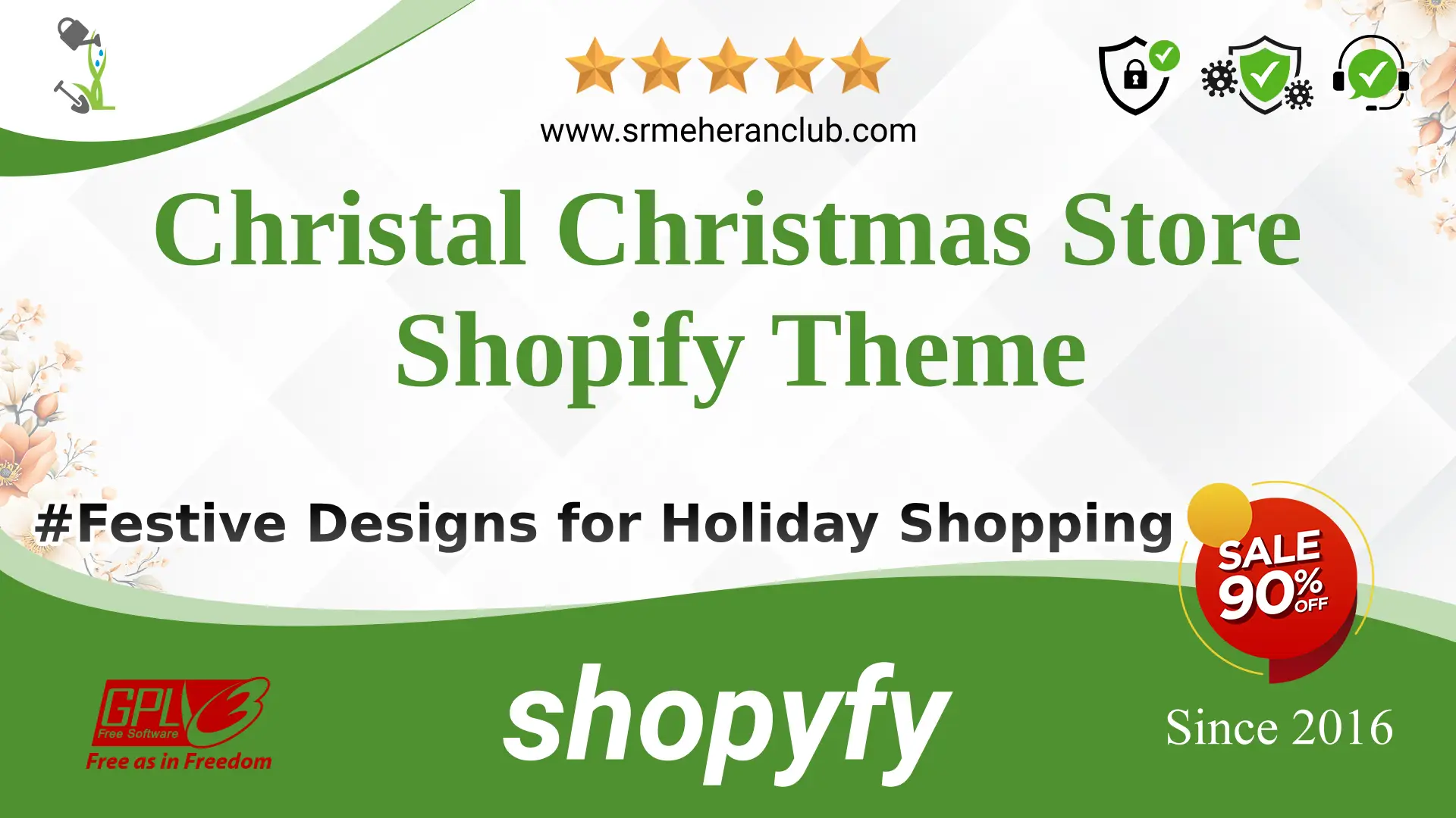 Christal Christmas Store Shopify Theme — Theme by Templatemonster