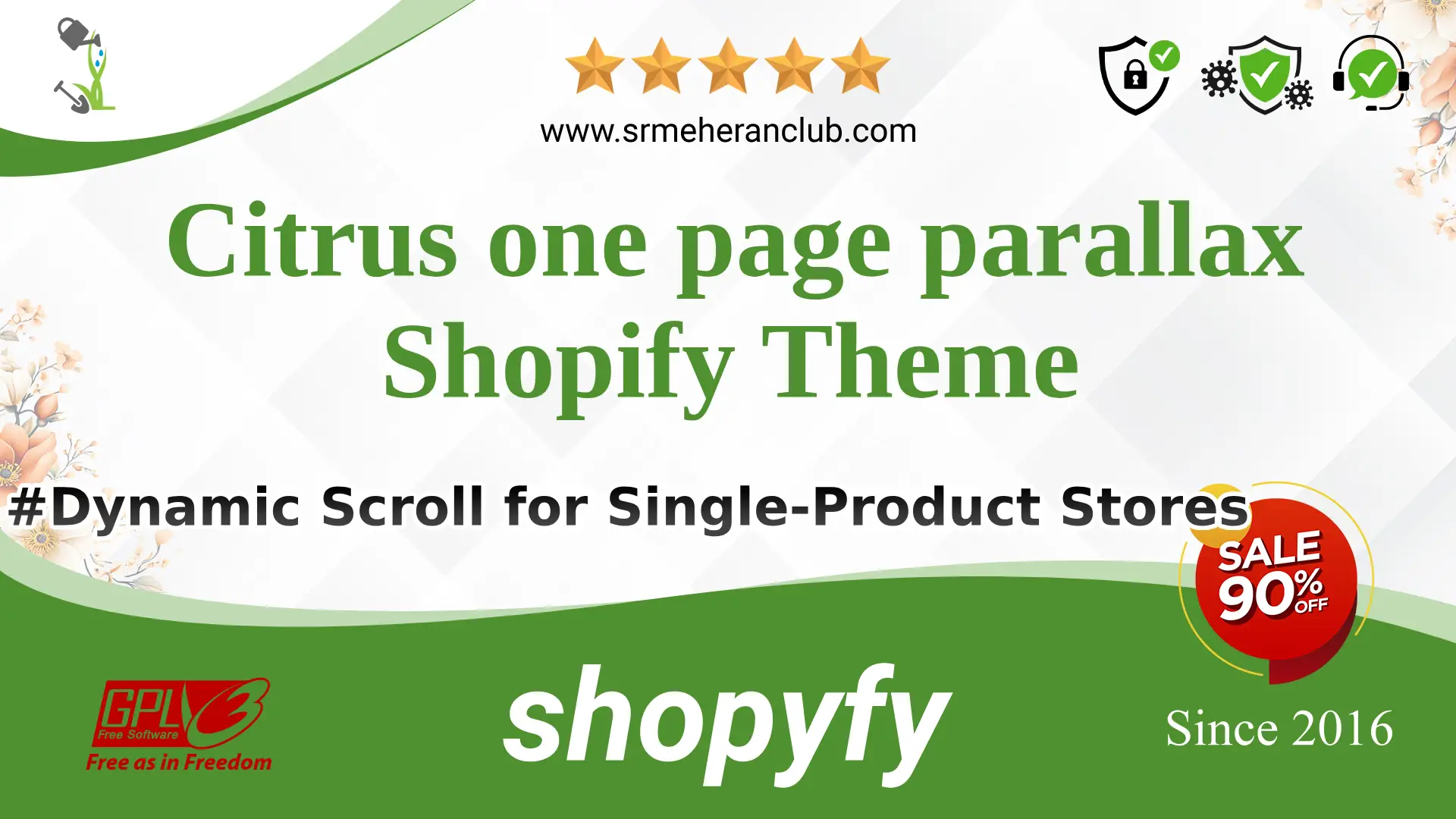 Citrus one page parallax Shopify Theme — Theme by Themeforest