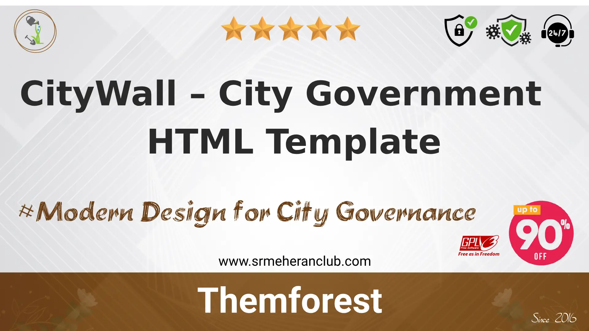 CityWall – City Government HTML Template