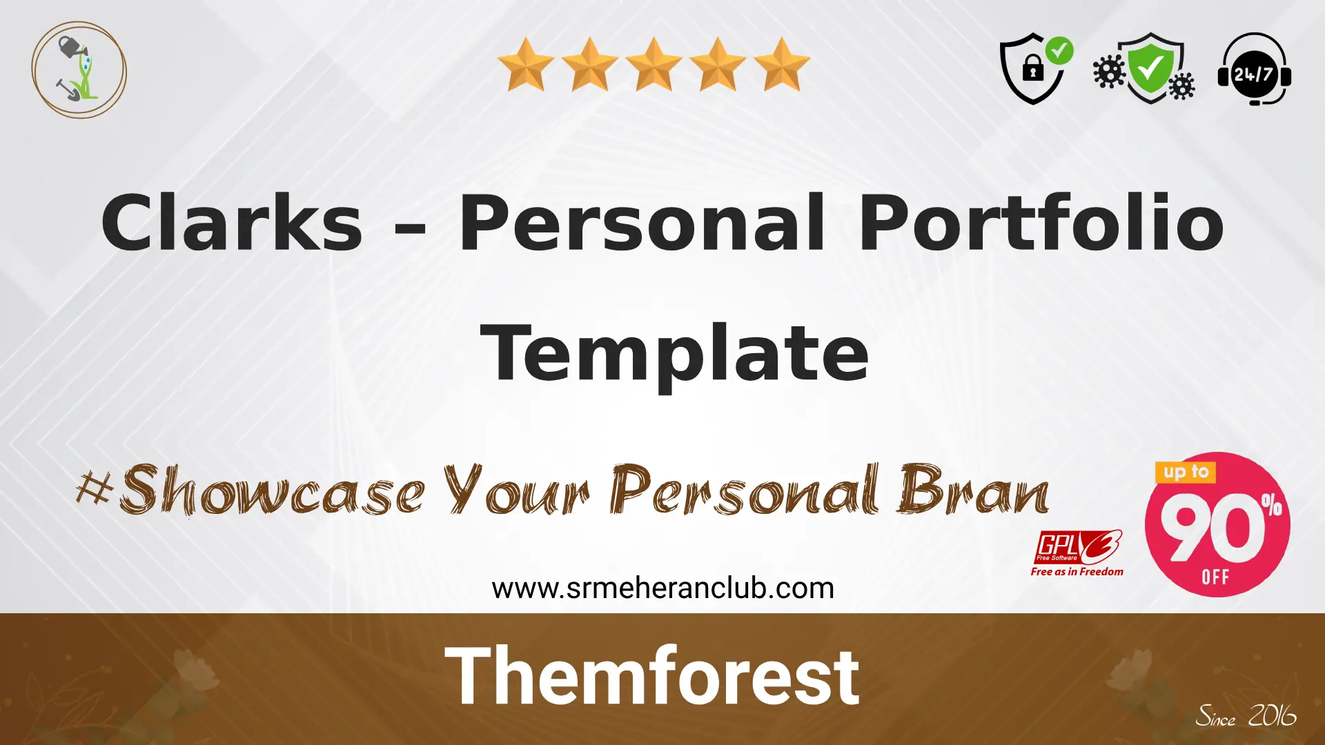 Clarks – Personal Portfolio Template