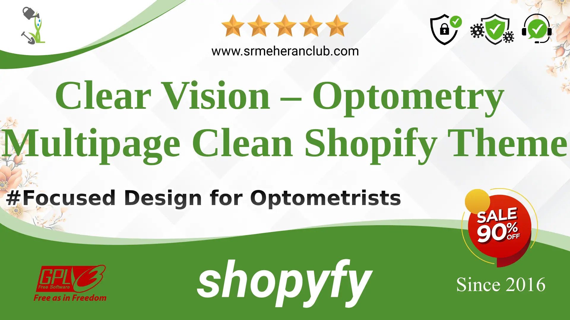 Clear Vision – Optometry Multipage Clean Shopify Theme — Theme by Templatemonster