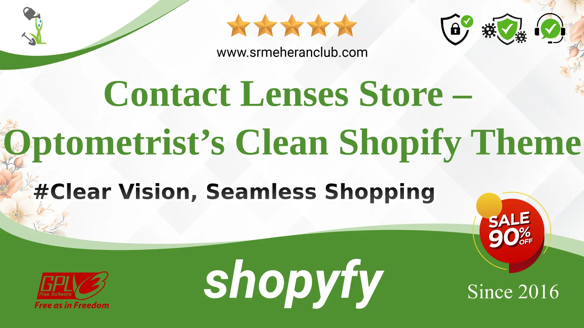 Contact Lenses Store – Optometrist’s Clean Shopify Theme — Theme by Templatemonster