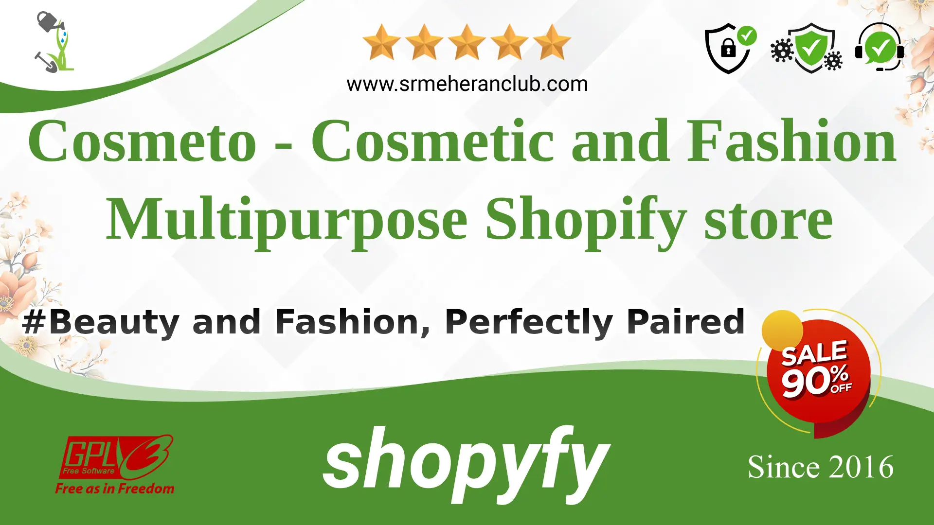 Cosmeto – Cosmetic and Fashion Multipurpose Shopify store — Theme by Templatemonster