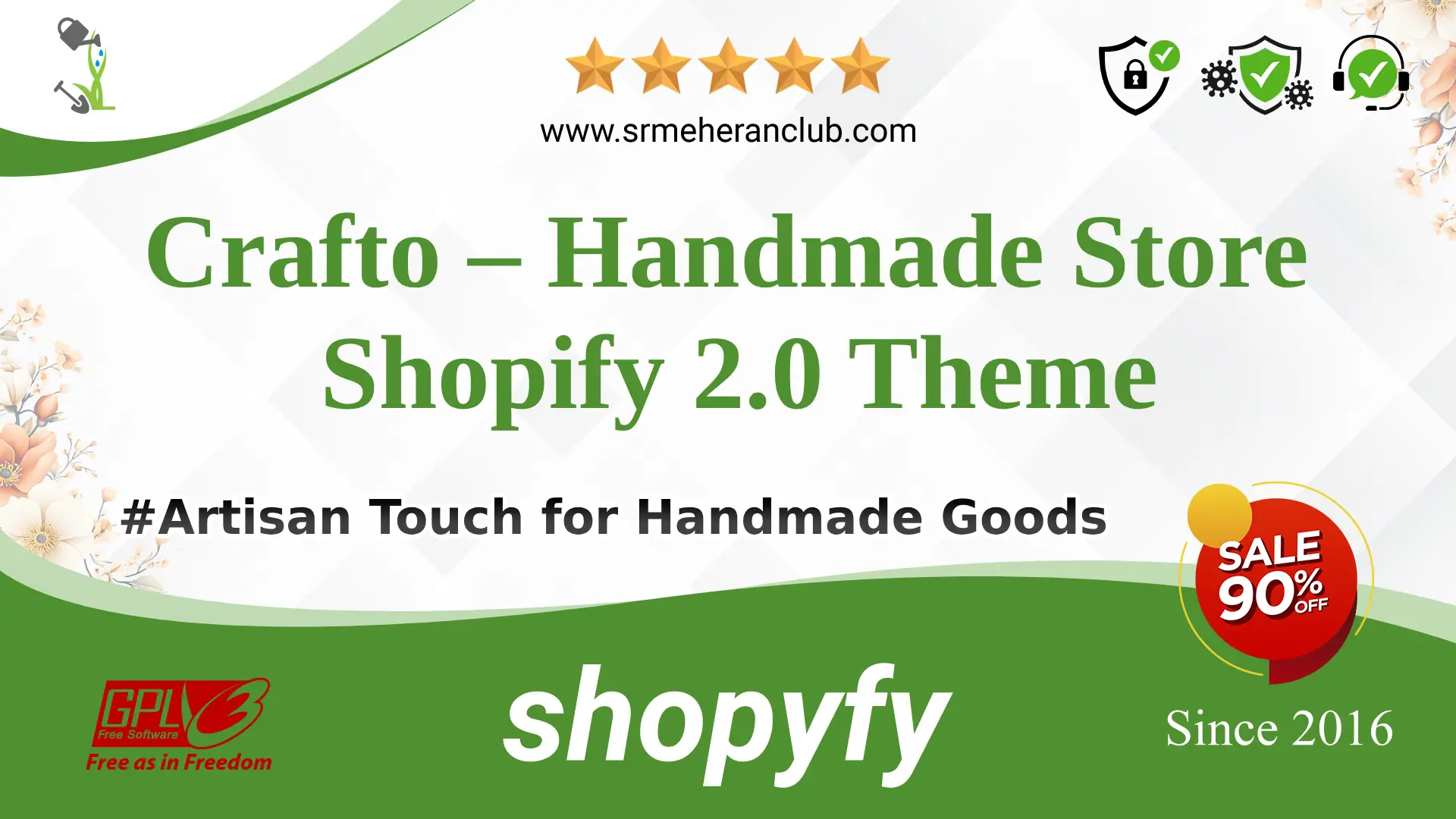 Crafto – Handmade Store Shopify 2.0 Theme — Theme by Themeforest