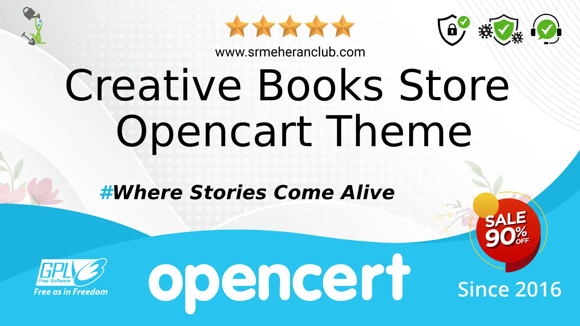 Creative Books Store Opencart Theme — Template by Templatemonster