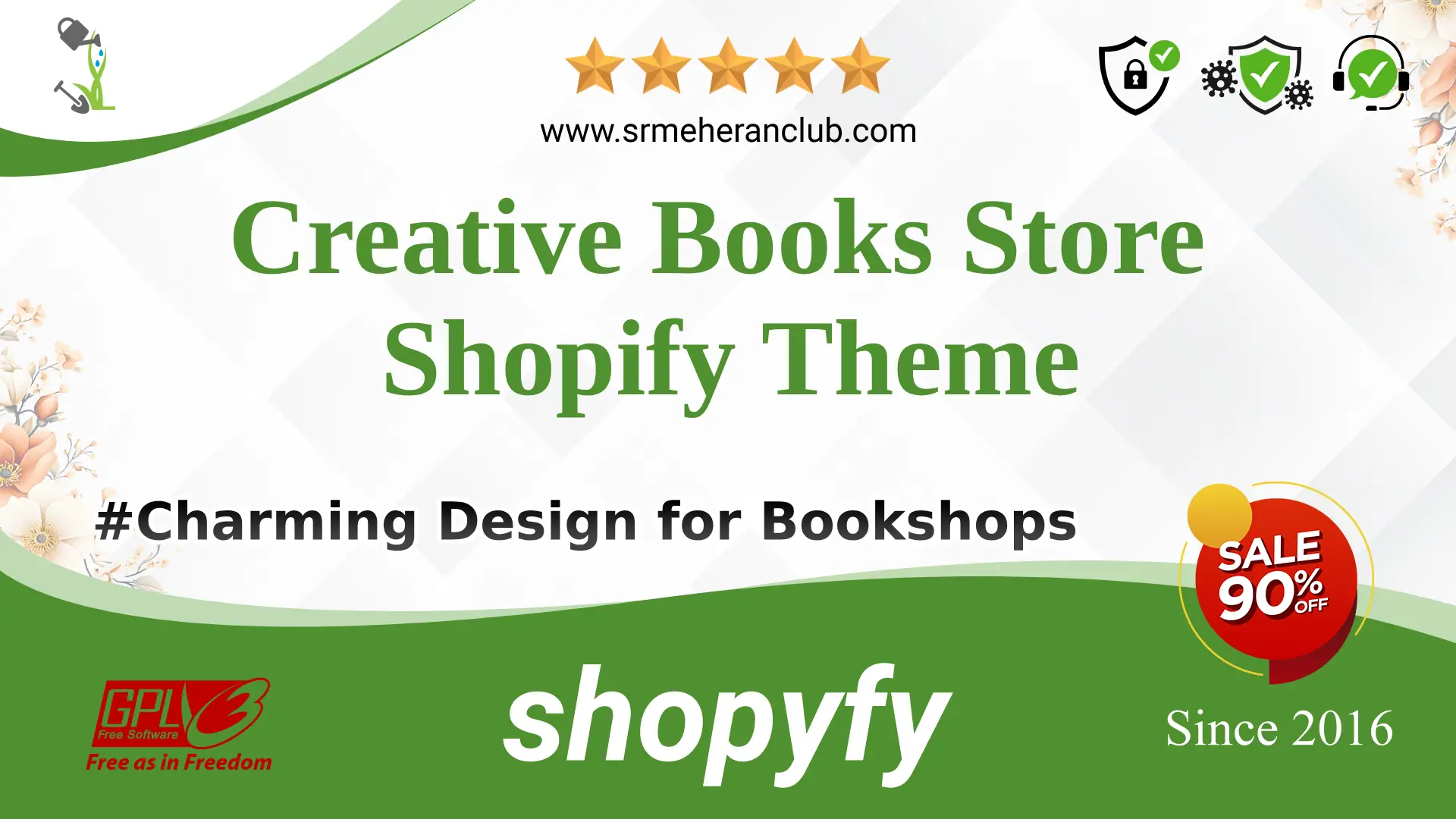 Creative Books Store Shopify Theme — Theme by Templatemonster