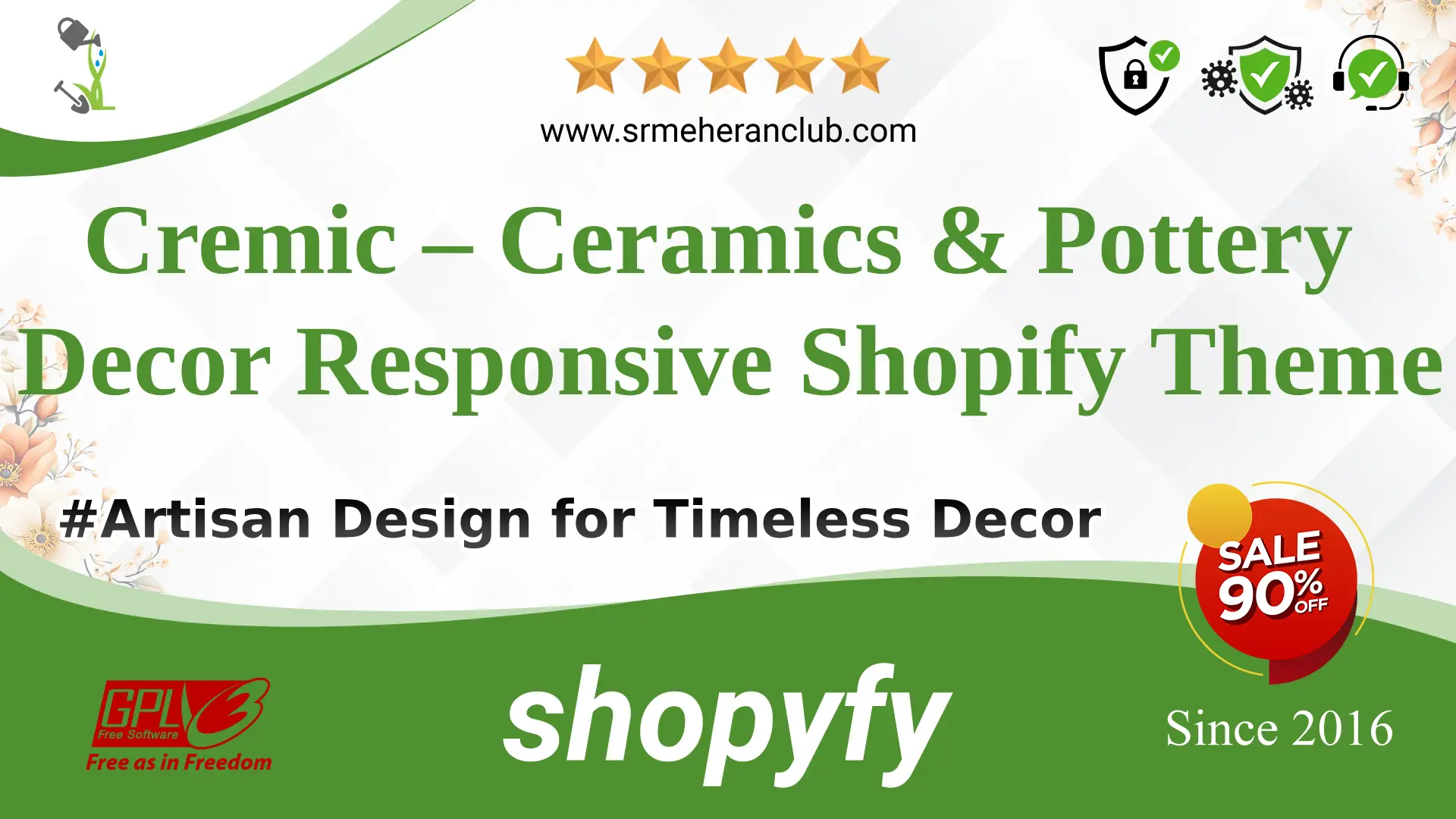 Cremic – Ceramics & Pottery Decor Responsive Shopify Theme — Theme by Templatemonster
