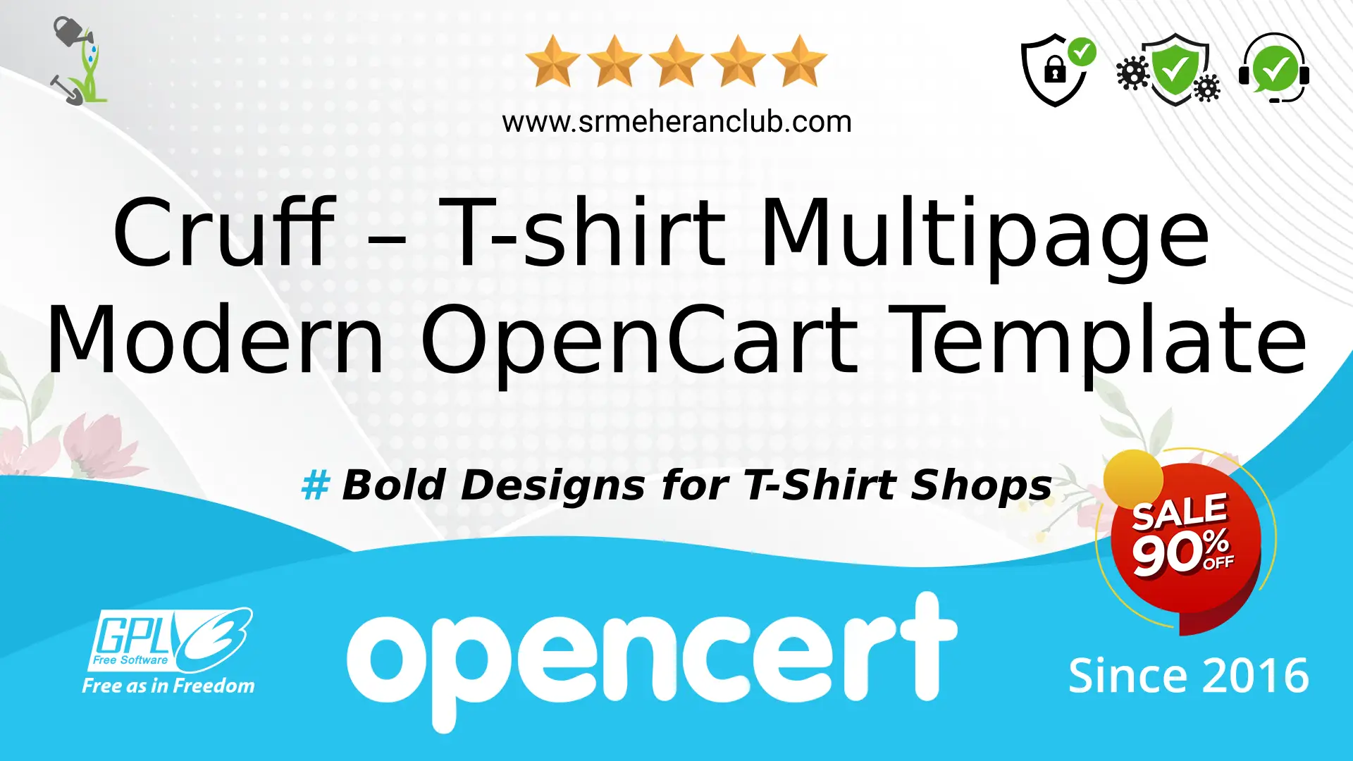 Cruff – T-shirt Multipage Modern OpenCart Template — Template by Templatemonster