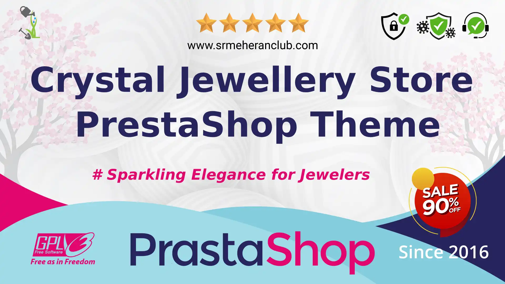 Crystal Jewellery Store PrestaShop Theme — Theme by Templatemonster