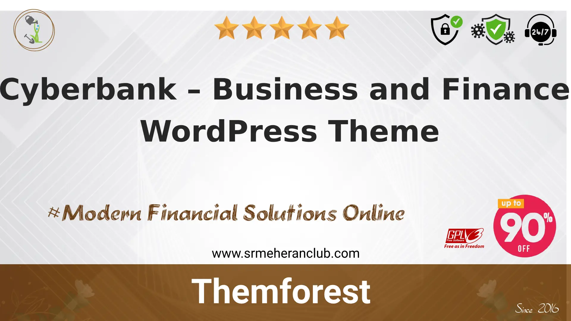 Cyberbank – Business and Finance WordPress Theme — Theme by Themeforest