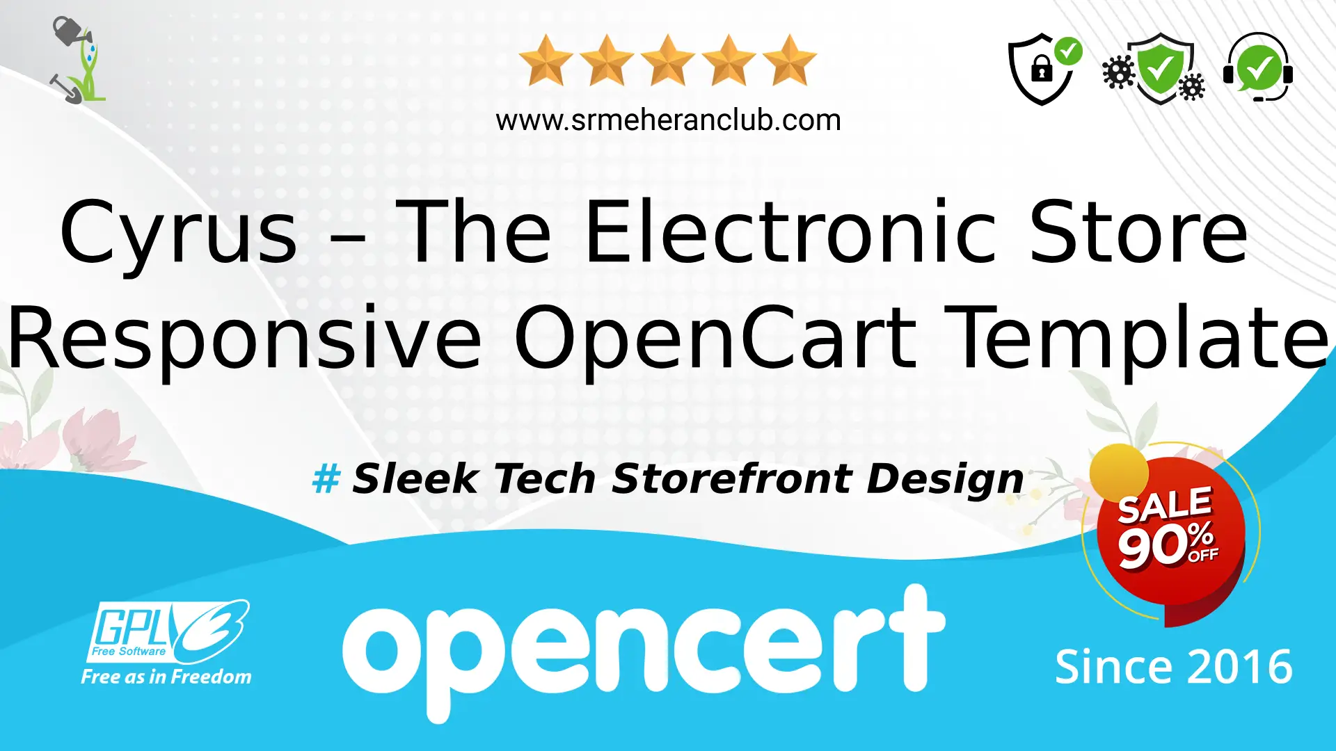 Cyrus – The Electronic Store Responsive OpenCart Template — Template by Templatemonster