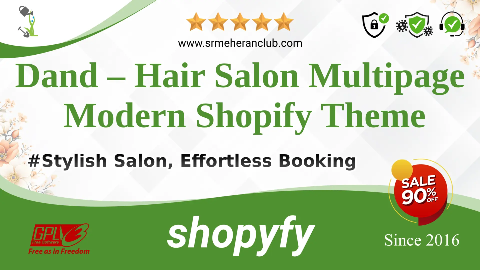 Dand – Hair Salon Multipage Modern Shopify Theme — Theme by Templatemonster