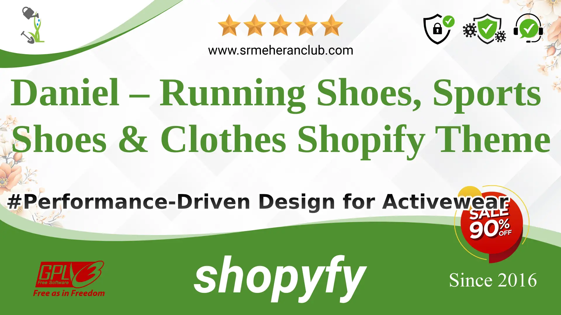 Daniel – Running Shoes, Sports Shoes & Clothes Shopify Theme — Theme by Templatemonster