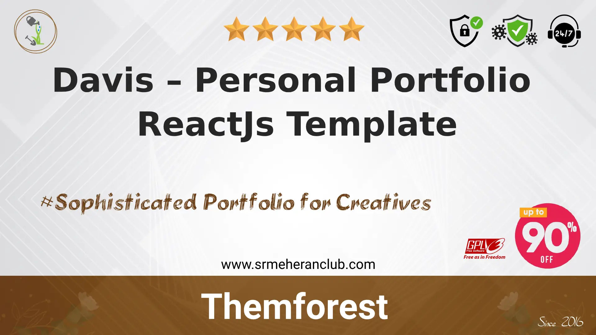 Davis – Personal Portfolio ReactJs Template