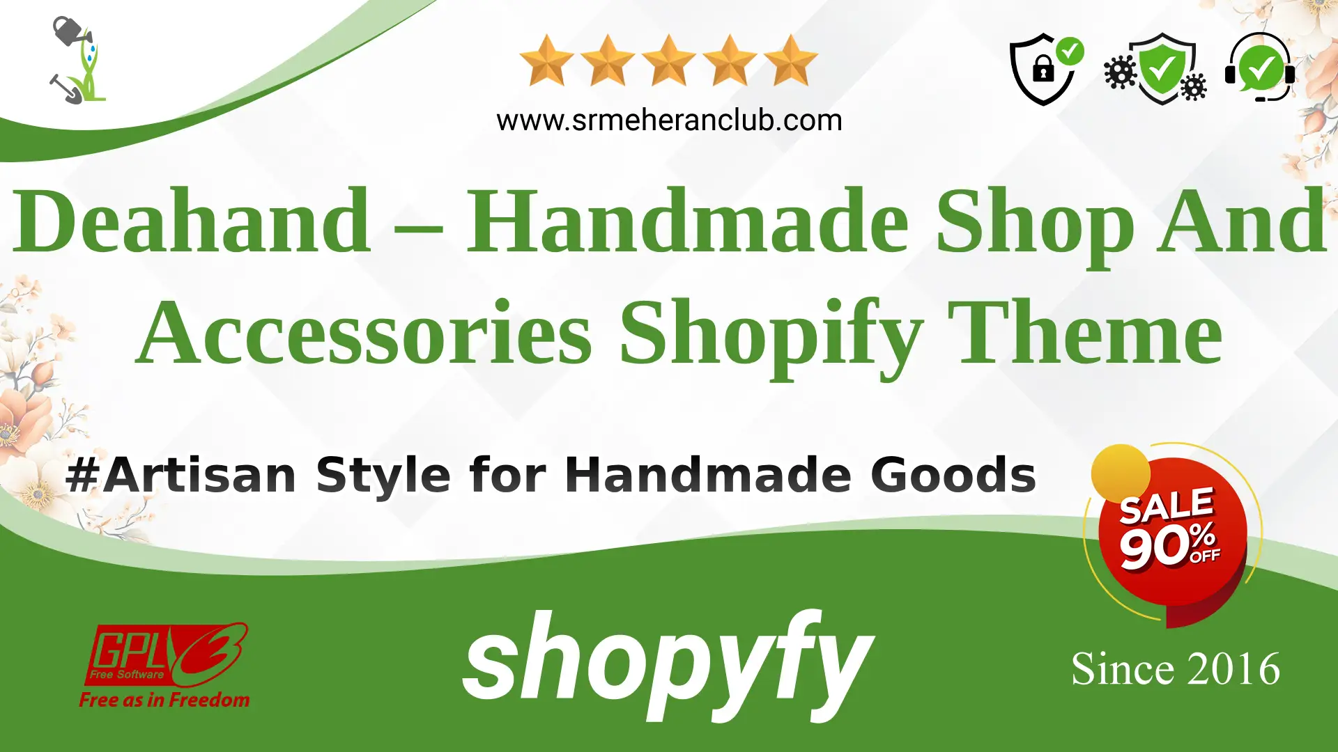 Deahand – Handmade Shop And Accessories Shopify Theme — Theme by Templatemonster