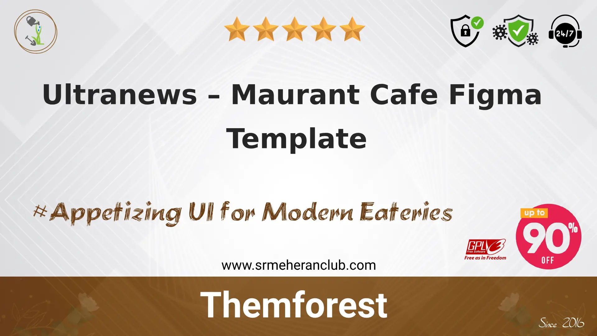 Delish – Restaurant Cafe Figma Template