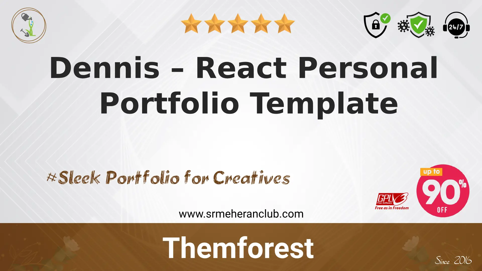 Dennis – React Personal Portfolio Template